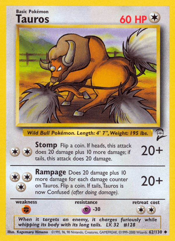 Tauros from Base Set 2