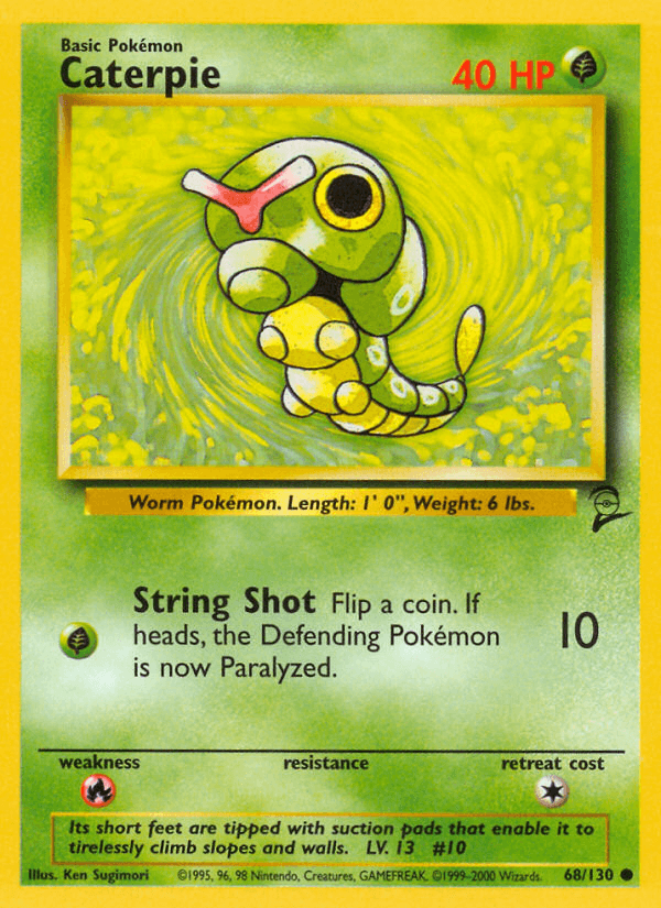 Caterpie from Base Set 2