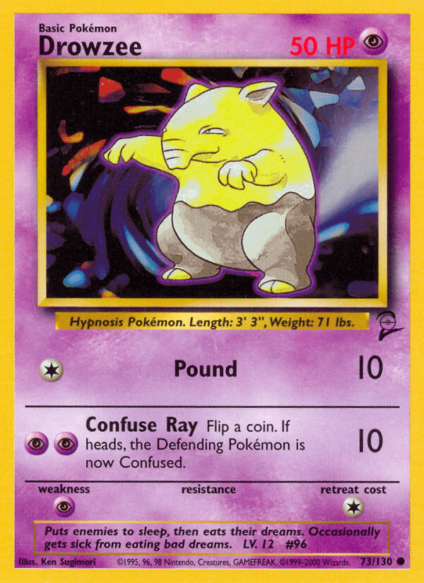 Drowzee from Base Set 2