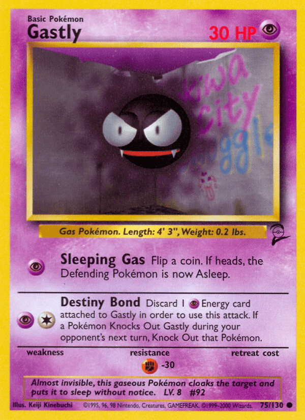 Gastly from Base Set 2