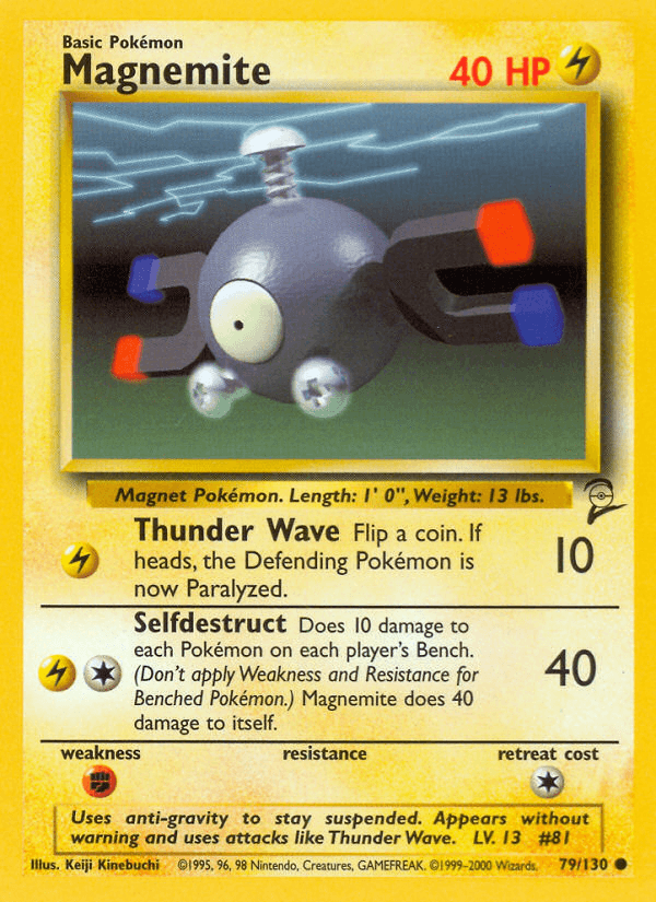Magnemite from Base Set 2