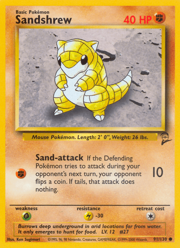 Sandshrew from Base Set 2