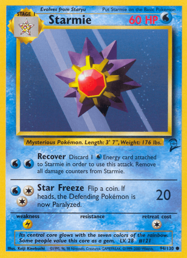 Starmie from Base Set 2