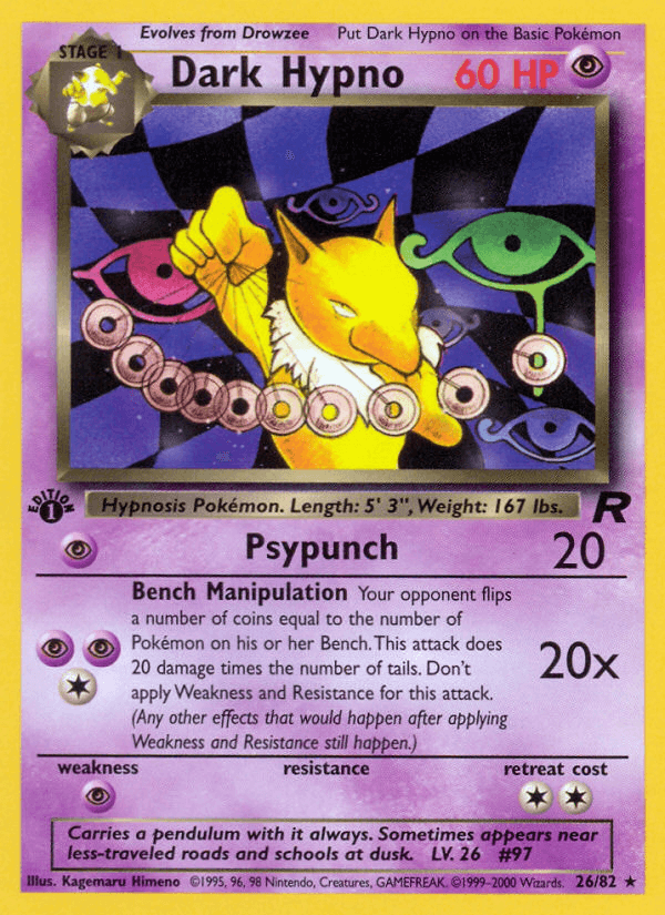Dark Hypno from Team Rocket