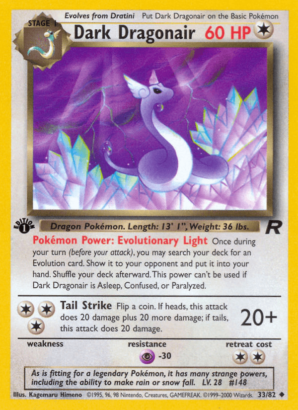Dark Dragonair from Team Rocket