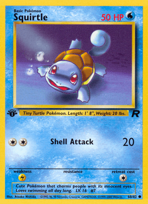 Squirtle from Team Rocket