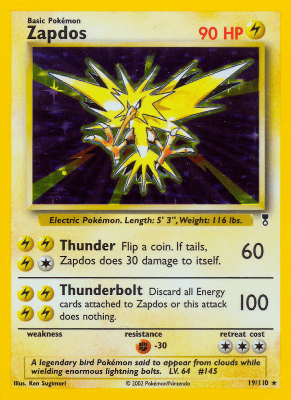 Zapdos from Legendary Collection