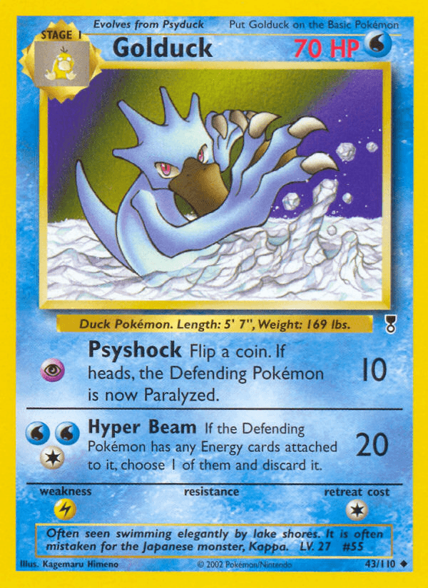 Golduck from Legendary Collection