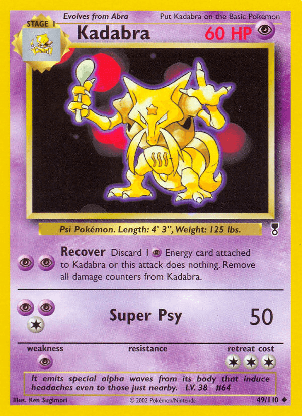 Kadabra from Legendary Collection
