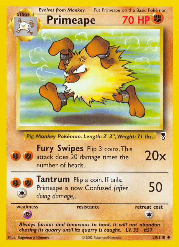 Primeape from Legendary Collection