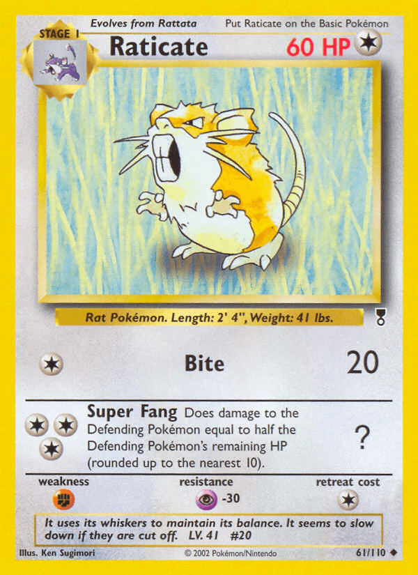 Raticate from Legendary Collection