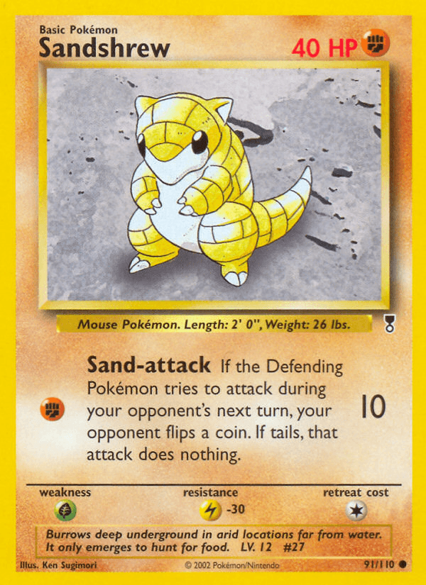 Sandshrew from Legendary Collection