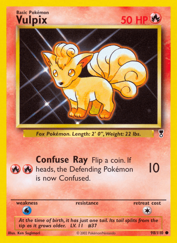 Vulpix from Legendary Collection