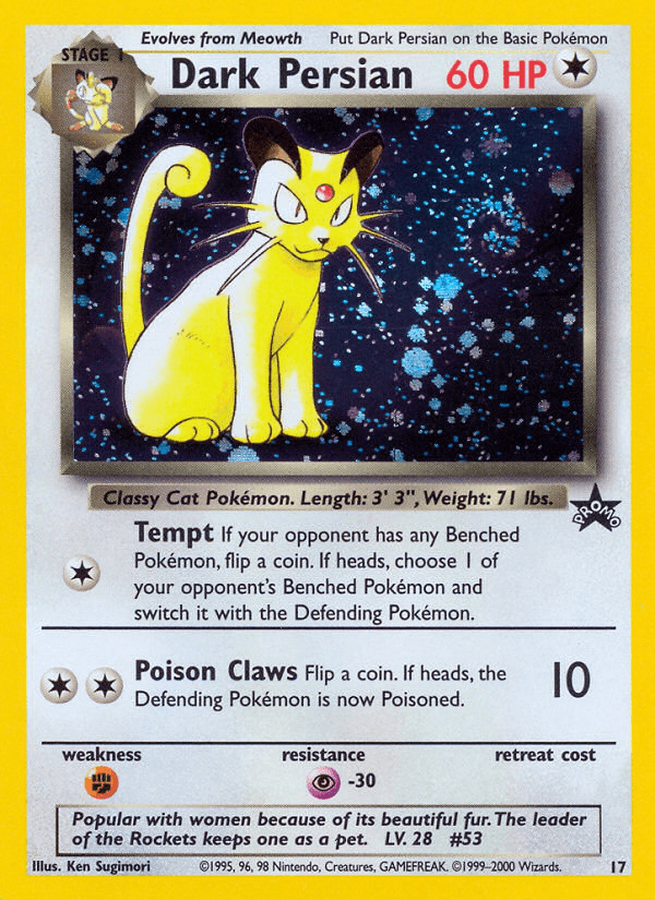 Dark Persian from Wizards Black Star Promos