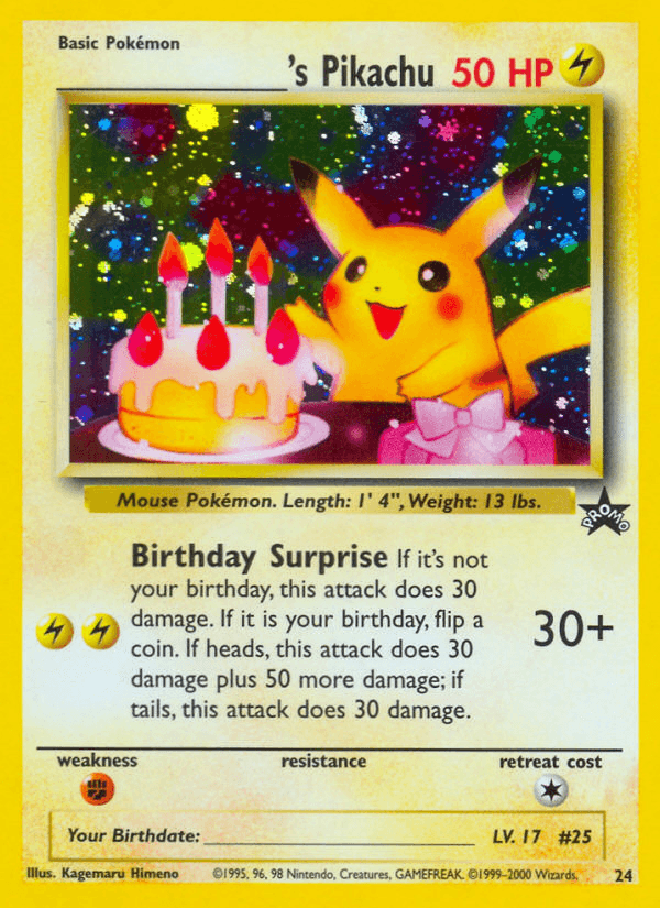 _____'s Pikachu from Wizards Black Star Promos
