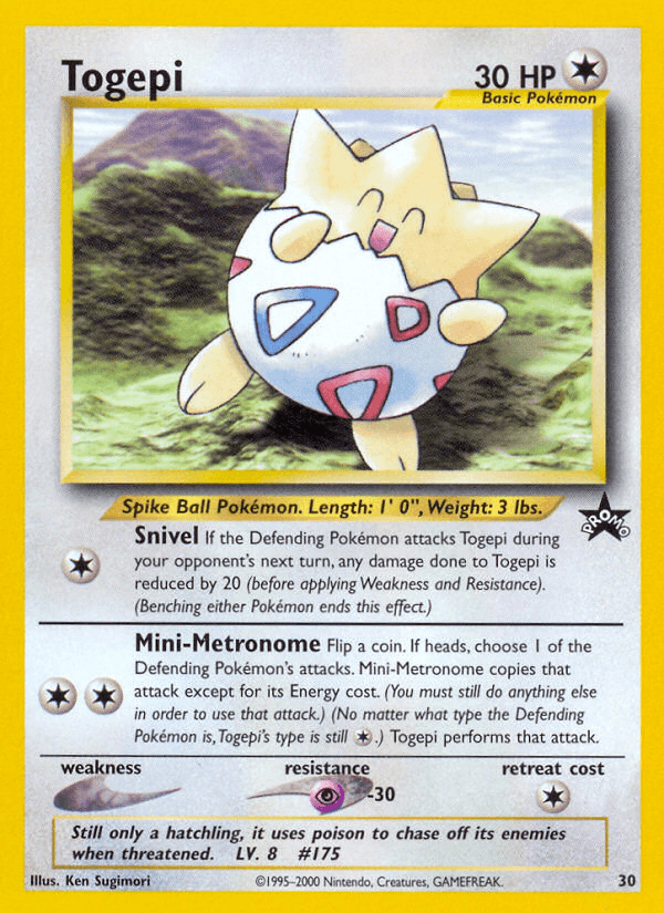 Togepi from Wizards Black Star Promos