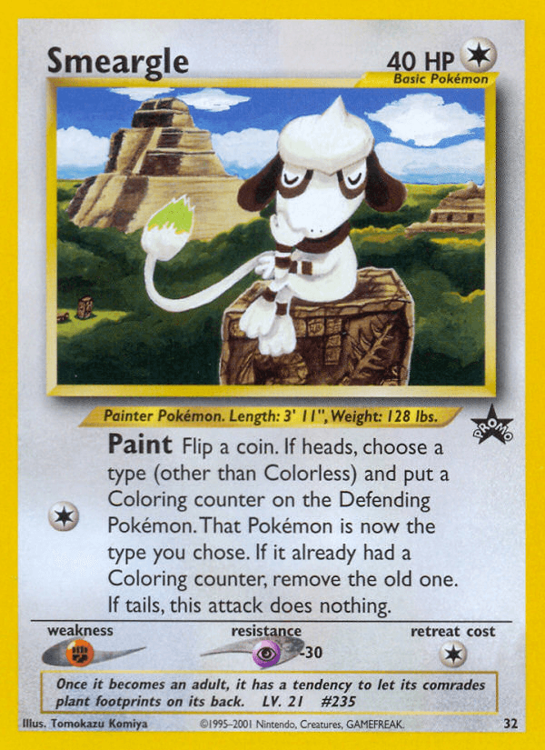 Smeargle from Wizards Black Star Promos
