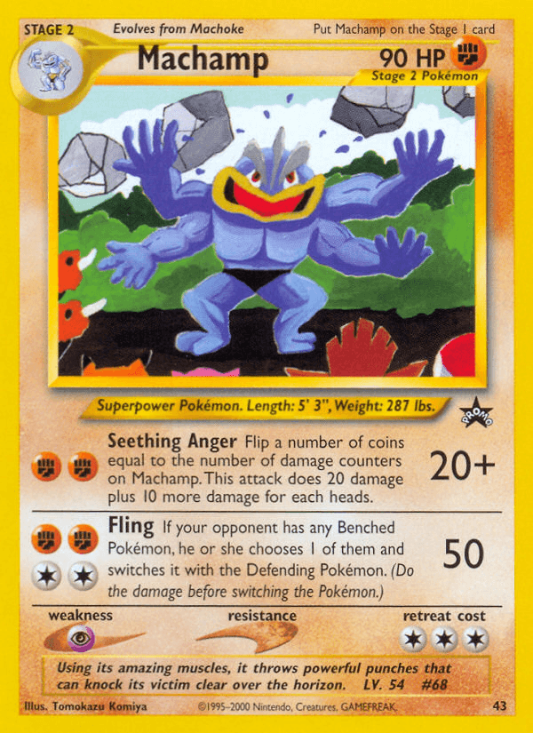 Machamp from Wizards Black Star Promos