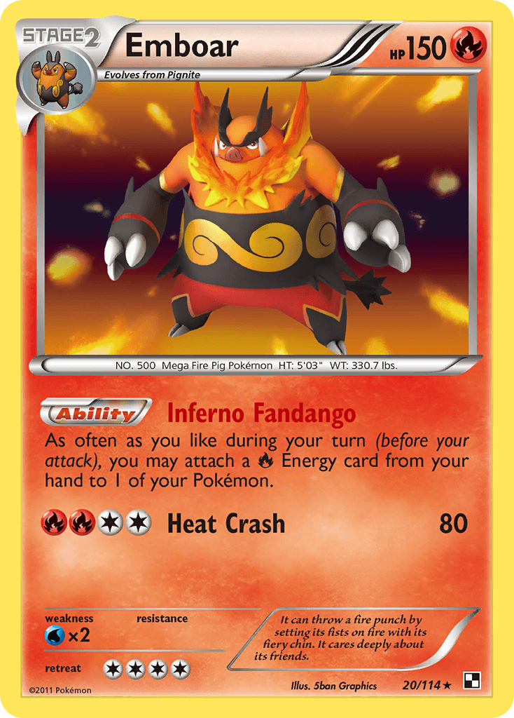 Emboar from Black & White