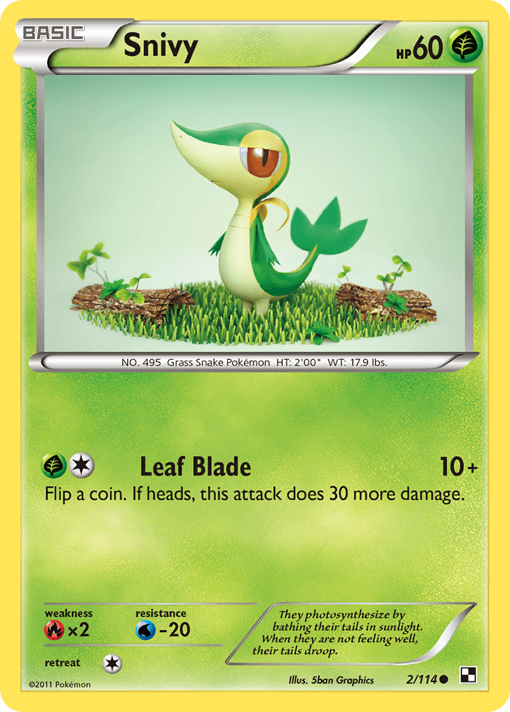 Snivy from Black & White