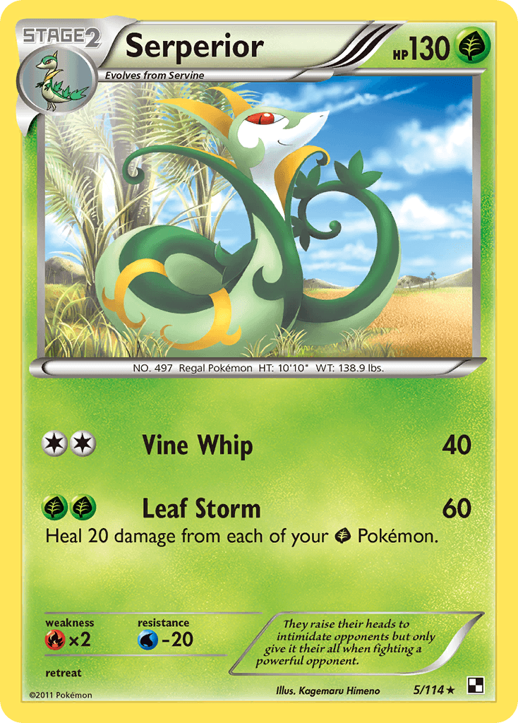 Serperior from Black & White