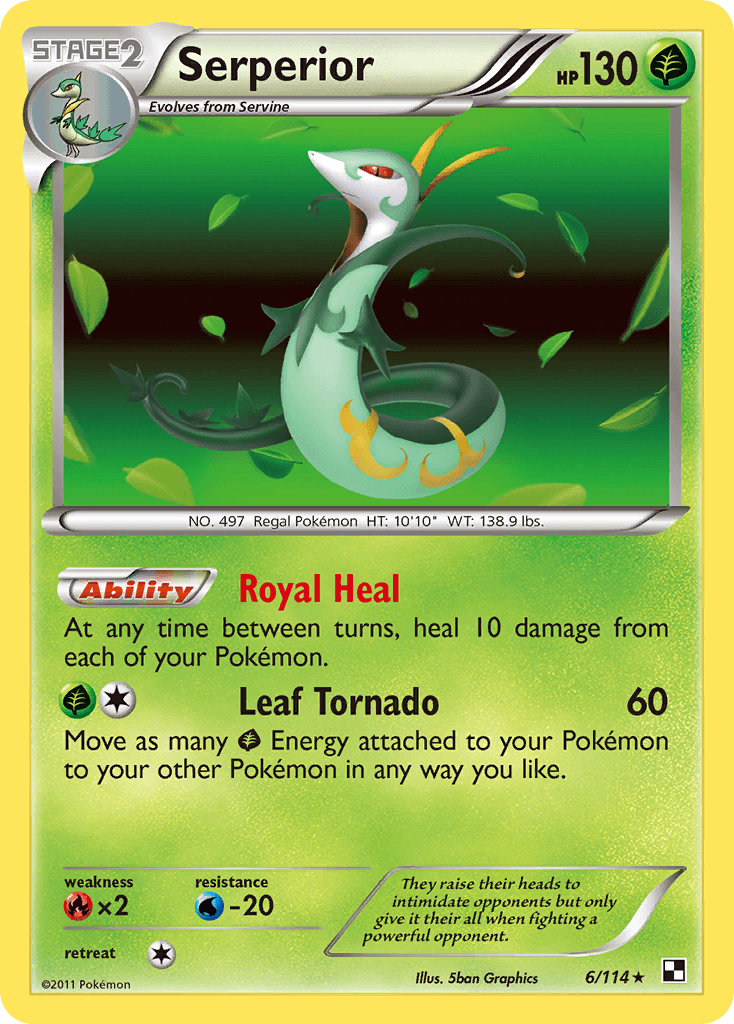 Serperior from Black & White