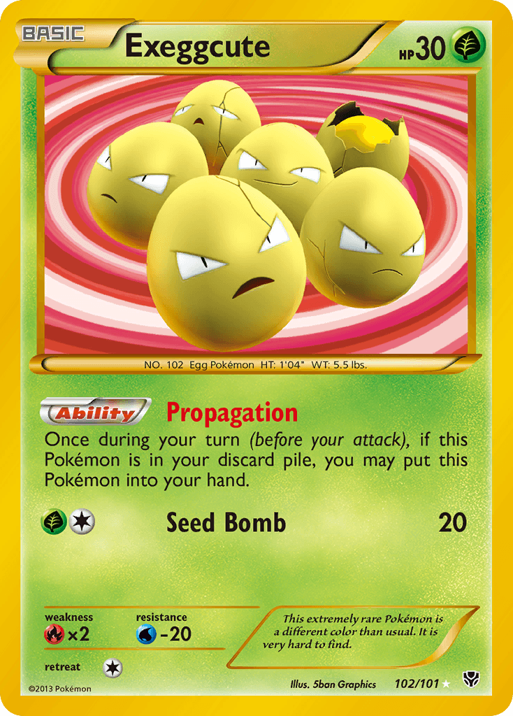 Exeggcute from Plasma Blast