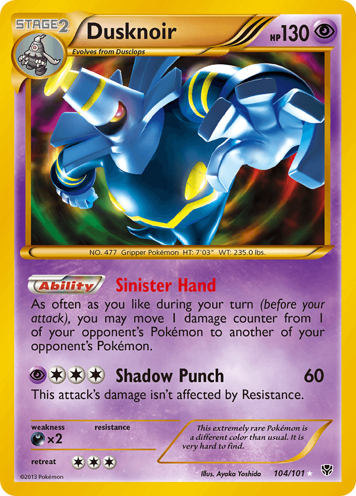 Dusknoir from Plasma Blast