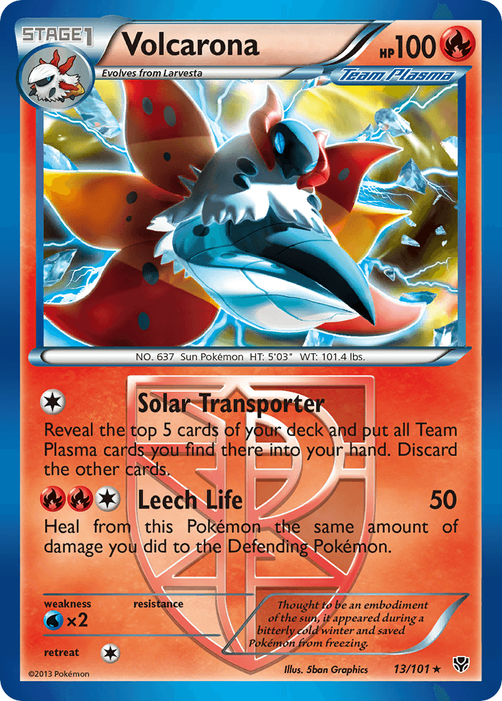 Volcarona from Plasma Blast