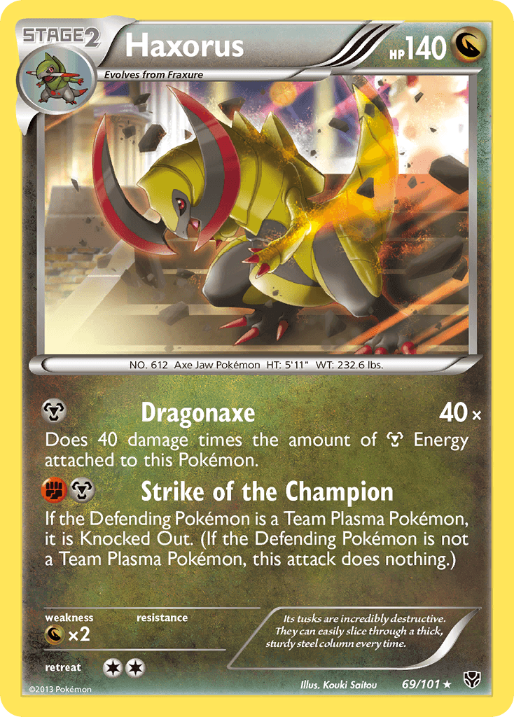 Haxorus from Plasma Blast