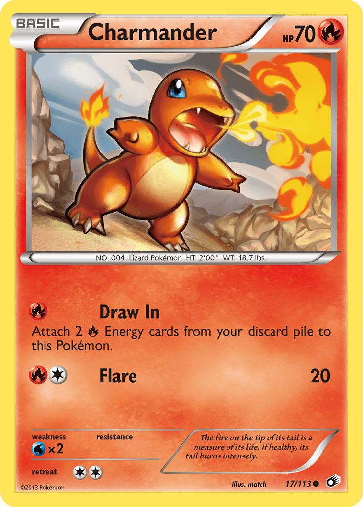 Charmander from Legendary Treasures