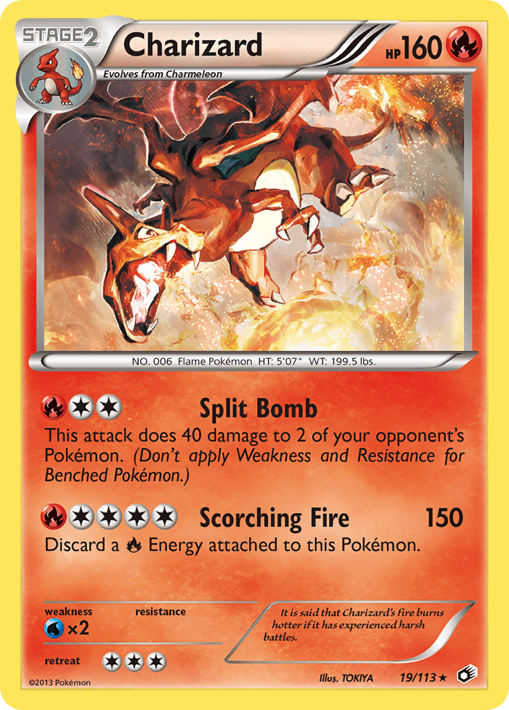 Charizard from Legendary Treasures