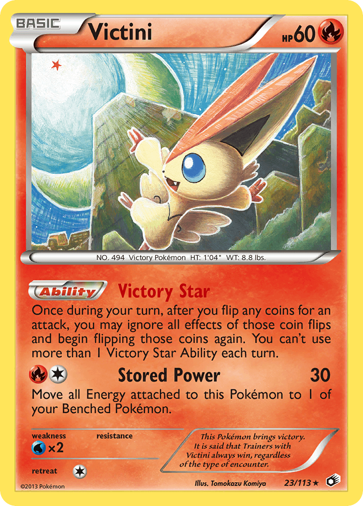 Victini from Legendary Treasures