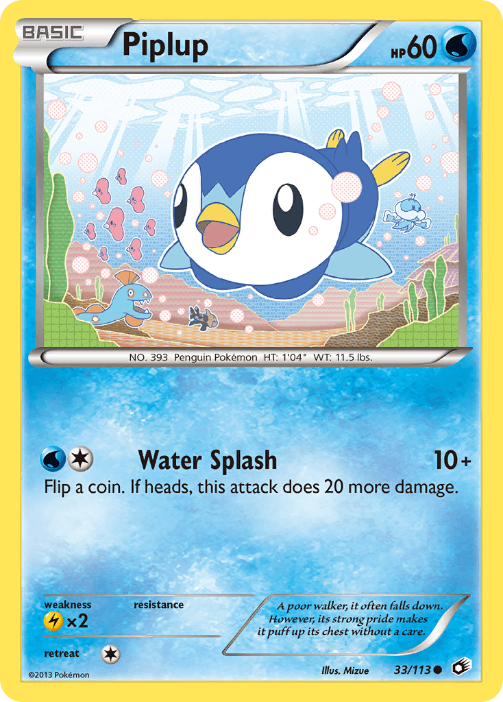 Piplup from Legendary Treasures