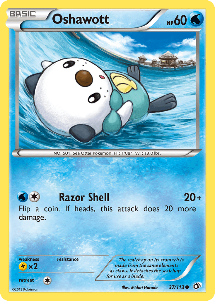 Oshawott from Legendary Treasures