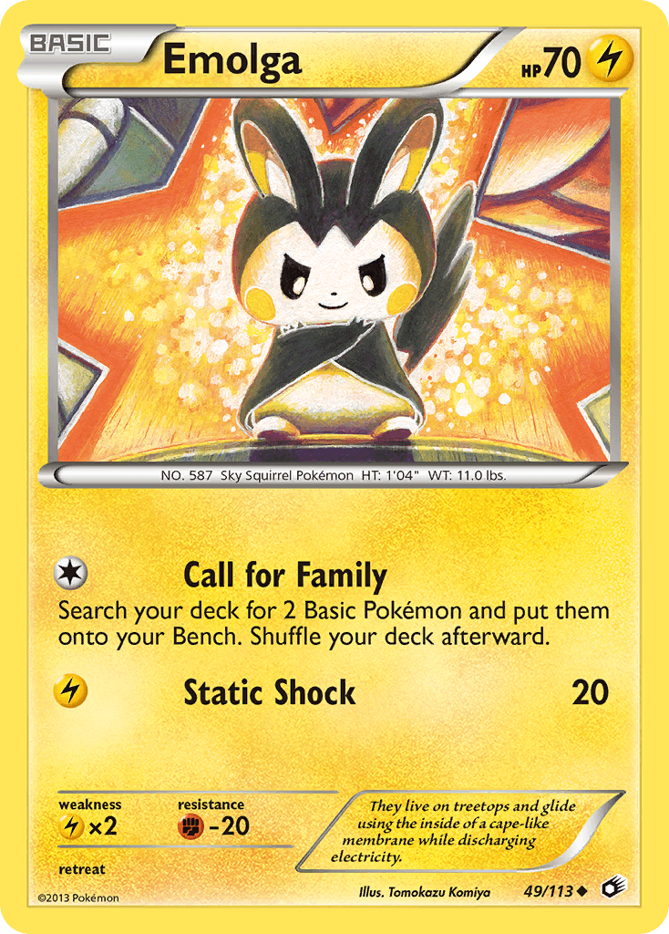 Emolga from Legendary Treasures