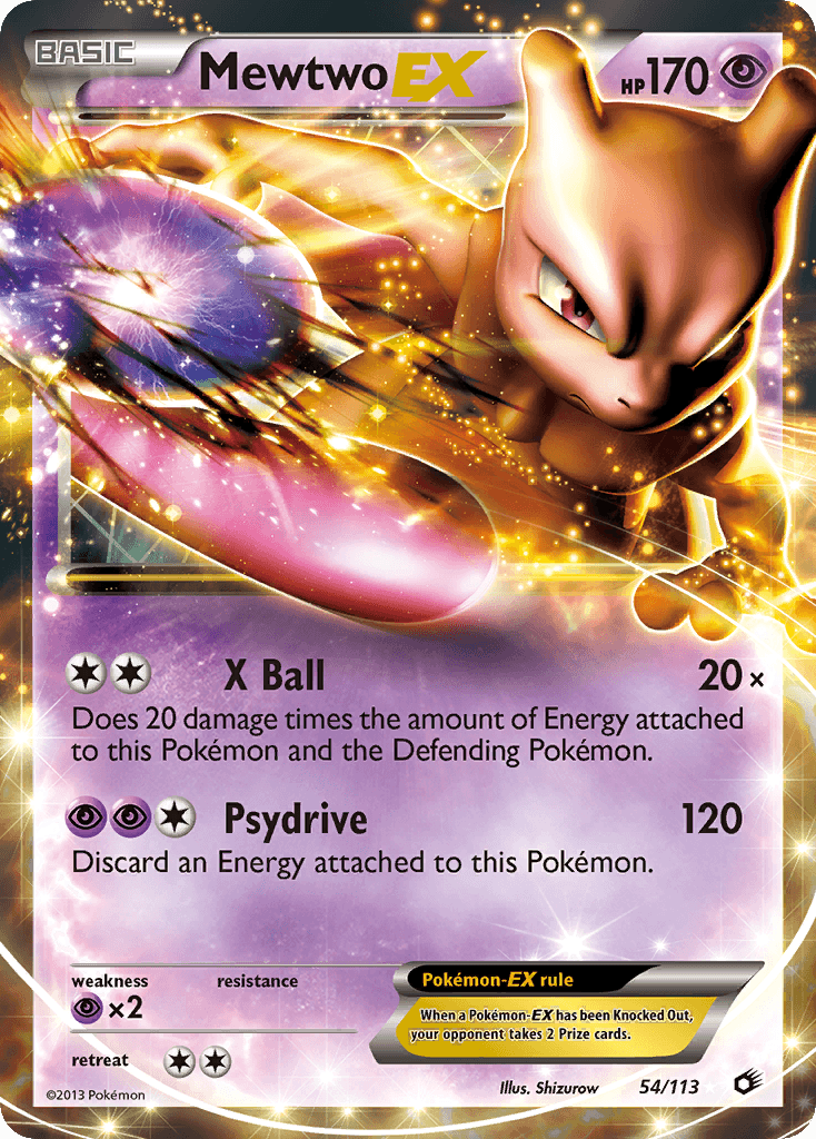 Mewtwo-EX from Legendary Treasures