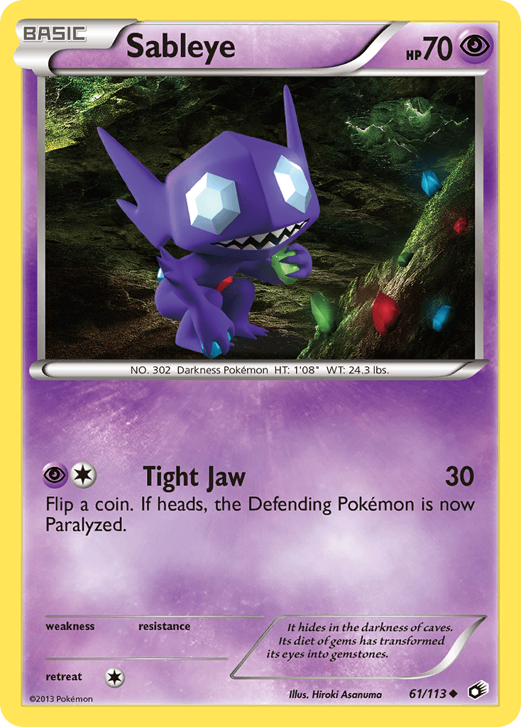 Sableye from Legendary Treasures