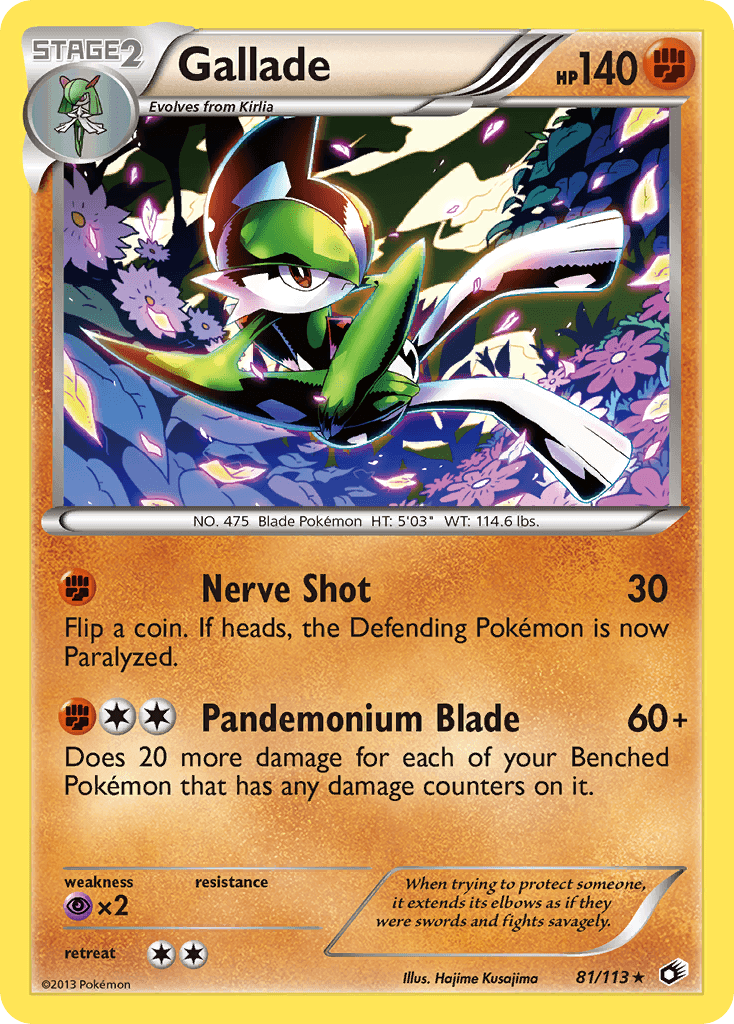 Gallade from Legendary Treasures