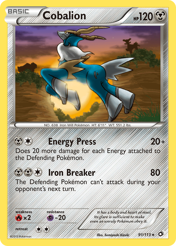 Cobalion from Legendary Treasures