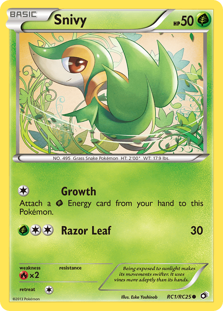 Snivy from Legendary Treasures