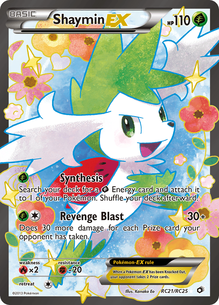 Shaymin-EX from Legendary Treasures