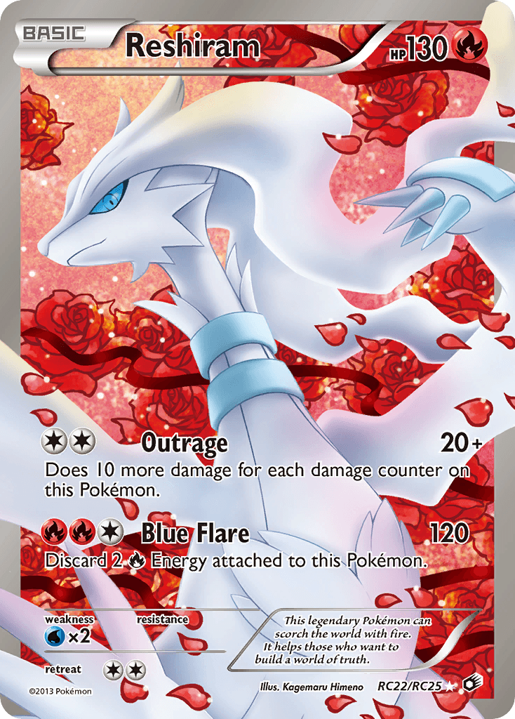 Reshiram from Legendary Treasures