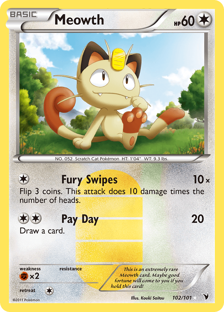 Meowth from Noble Victories