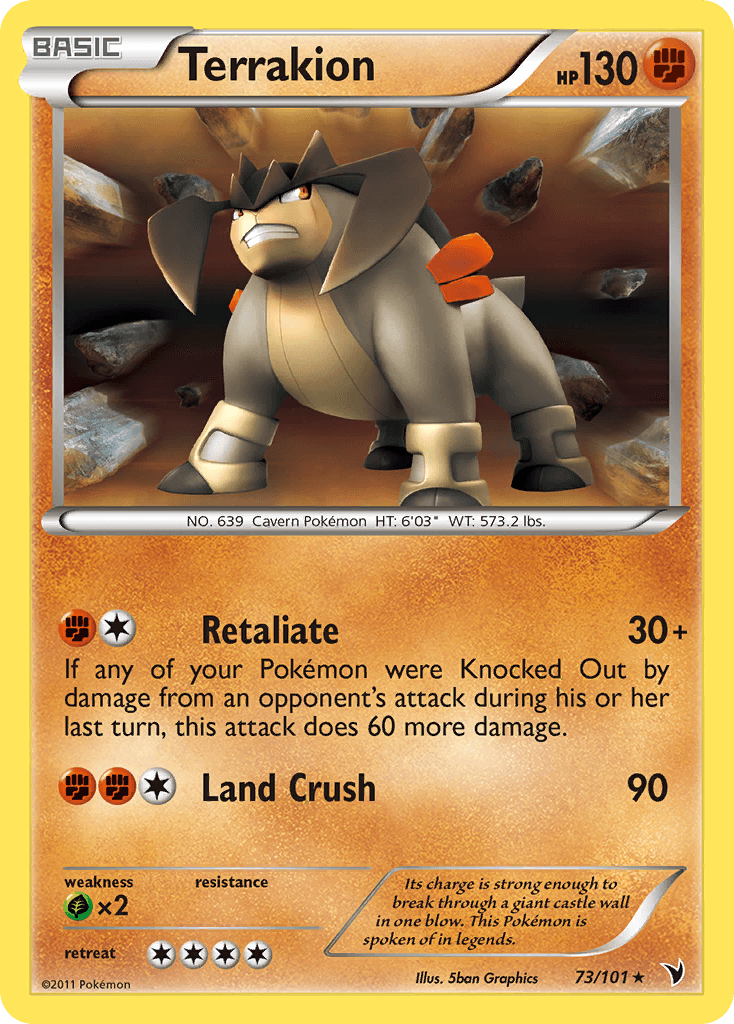Terrakion from Noble Victories