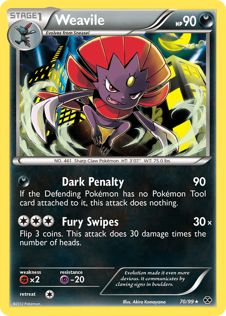 Weavile from Next Destinies