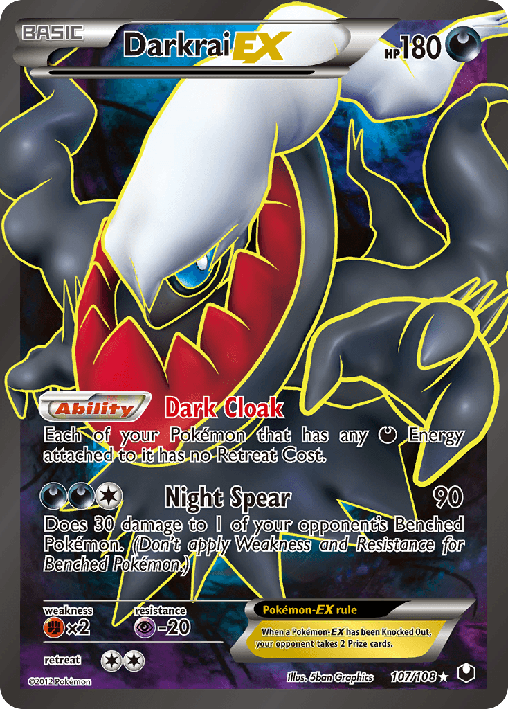 Darkrai-EX from Dark Explorers