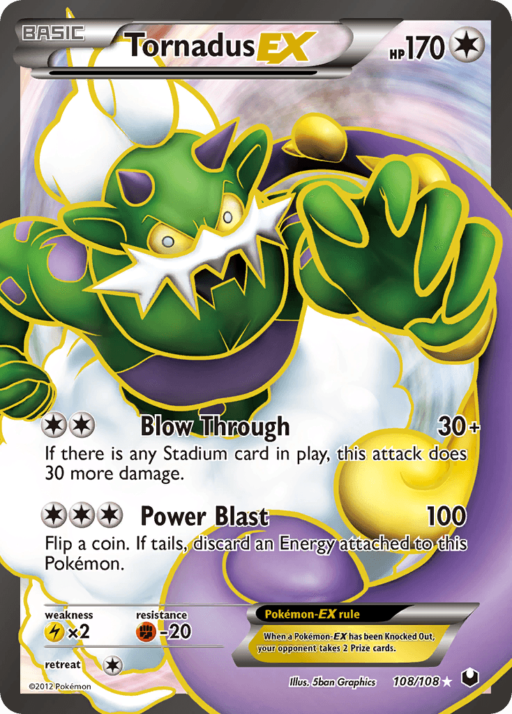 Tornadus-EX from Dark Explorers