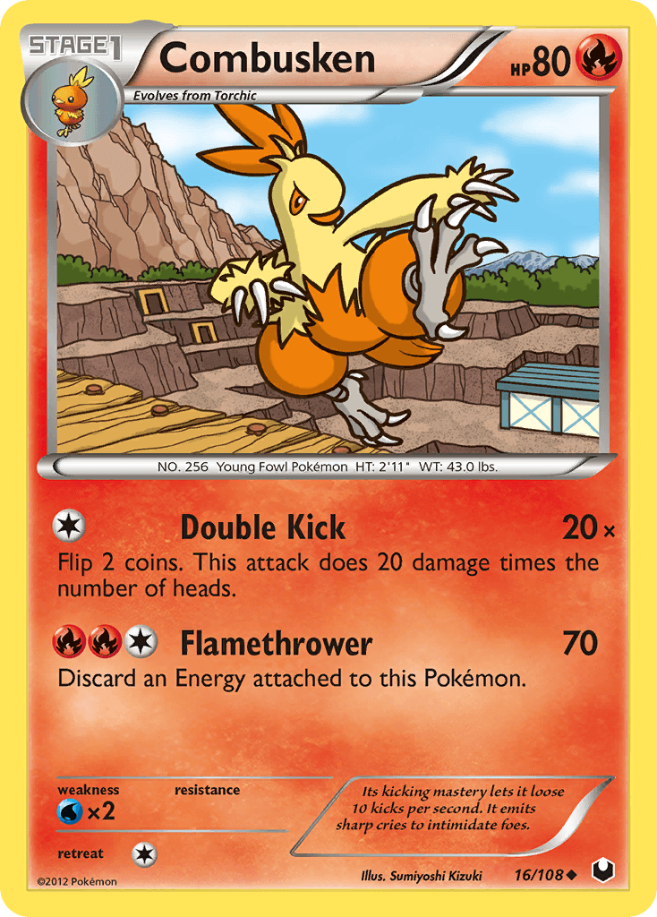 Combusken from Dark Explorers