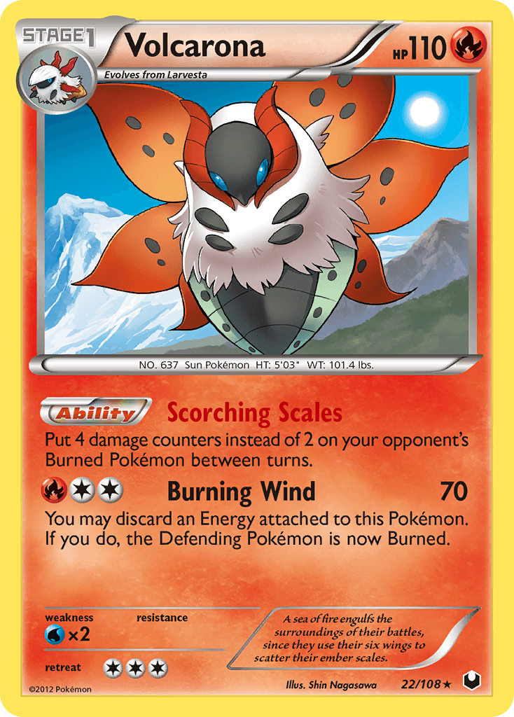 Volcarona from Dark Explorers